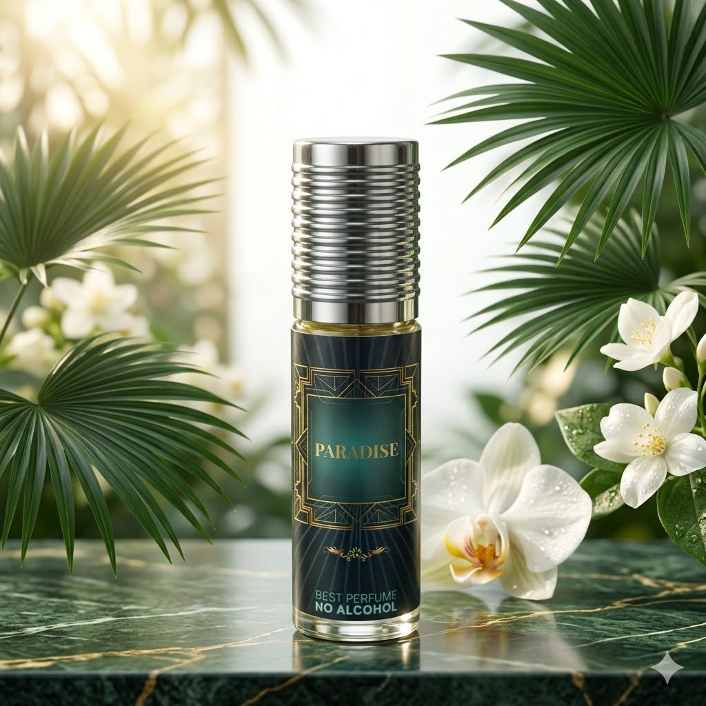 Veena Paradise Premium Perfume | Luxury Long-Lasting Alcohol-Free Roll-On Attar