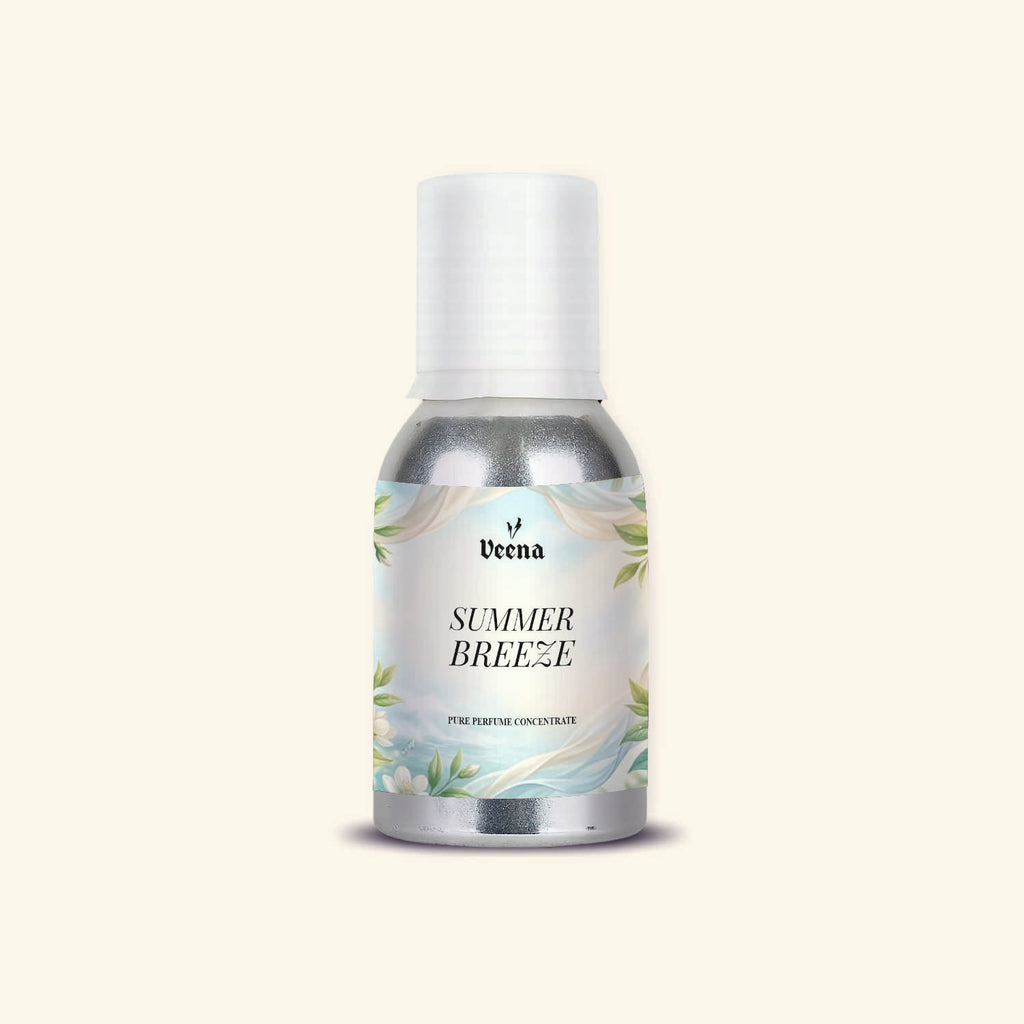 Veena Summer Breeze Pure Perfume Concentrate – Premium Fresh Aquatic Floral Fragrance Oil