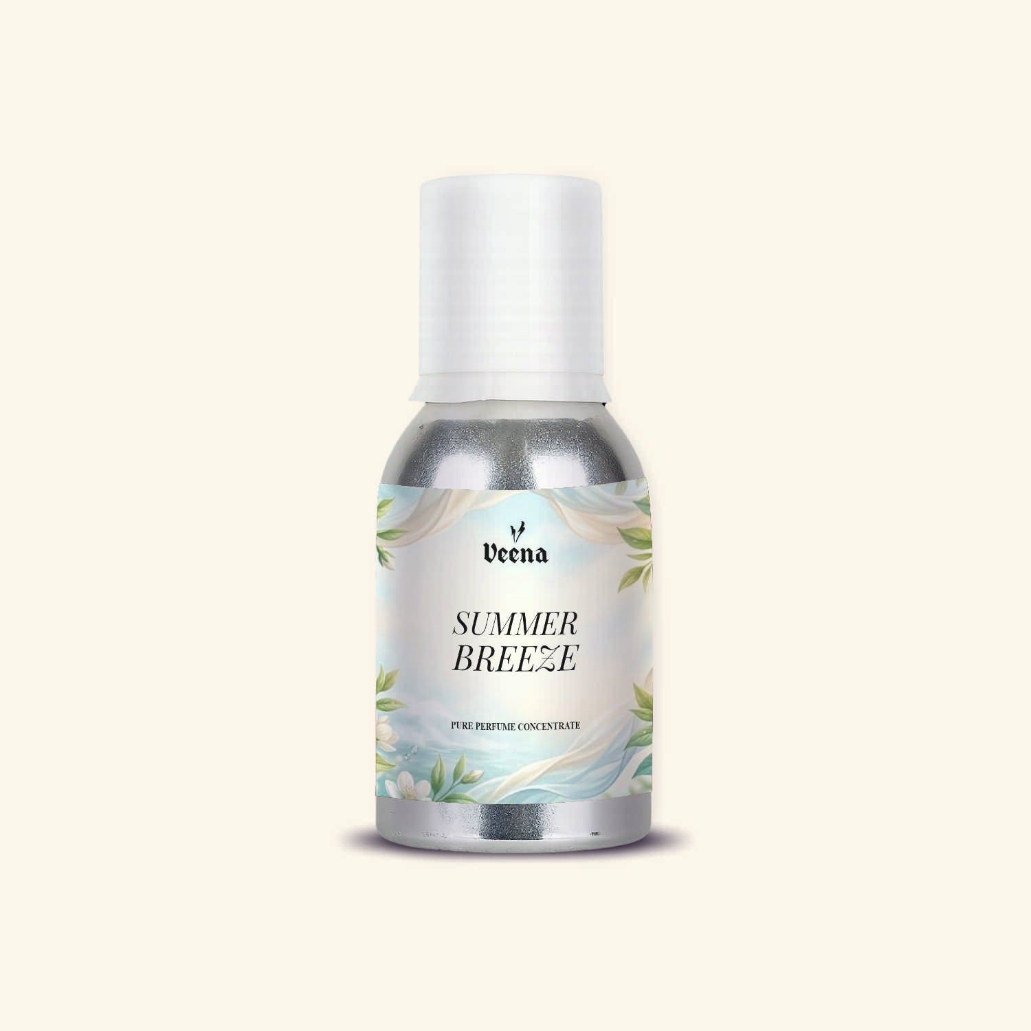 Veena Summer Breeze Pure Perfume Concentrate – Premium Fresh Aquatic Floral Fragrance Oil
