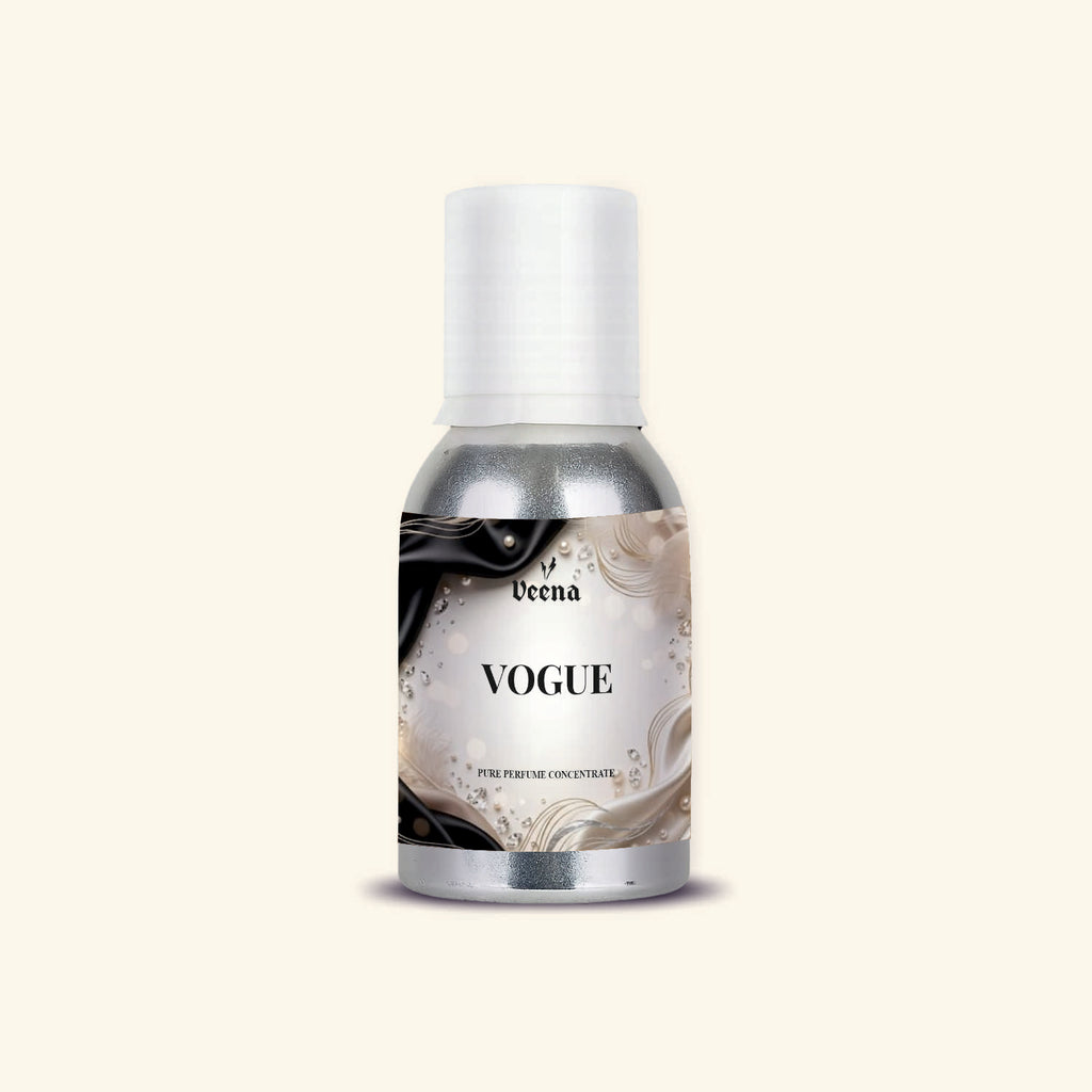 "Veena Vogue Pure Perfume Concentrate premium luxury high-fashion fragrance oil bottle".