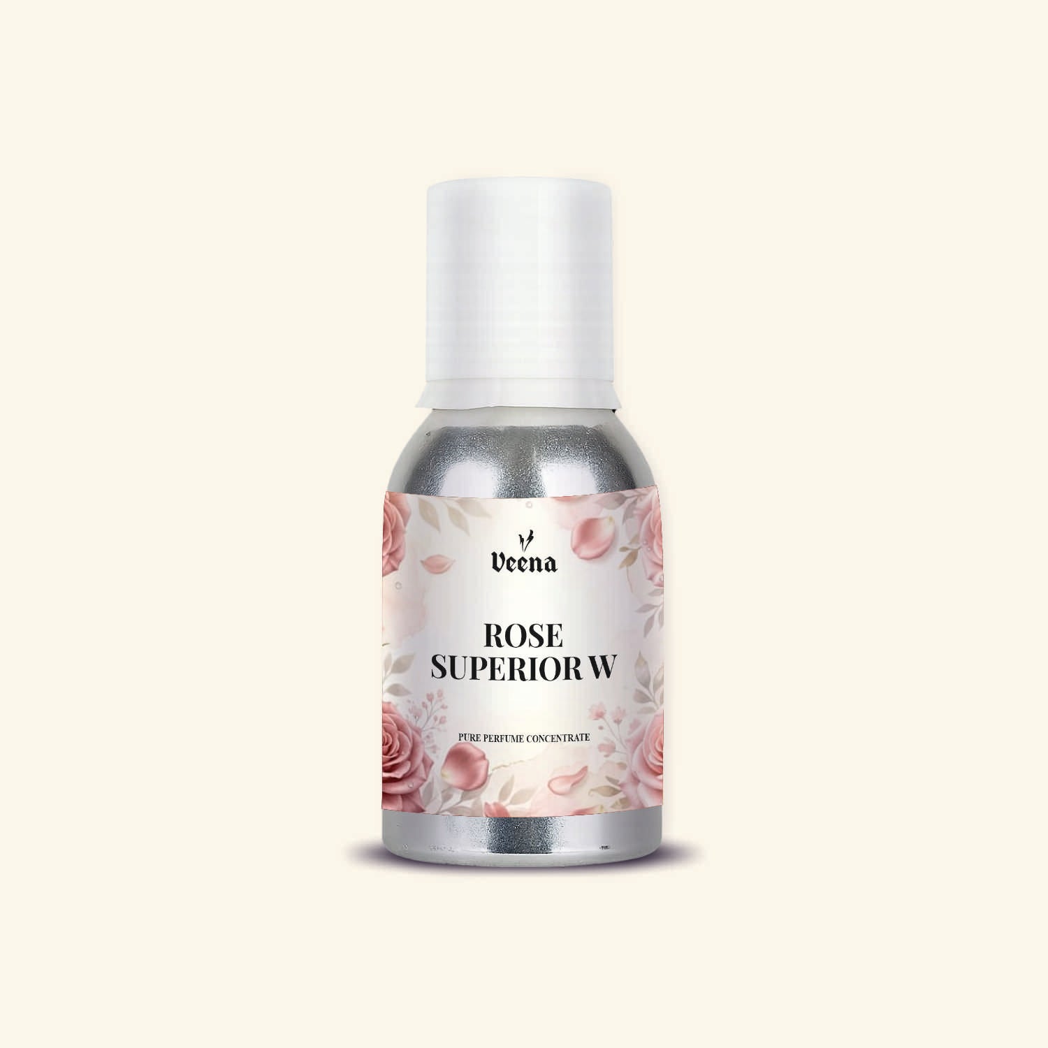 Veena Rose Superior W Pure Perfume Concentrate – Premium Elegant Velvet Rose Fragrance Oil