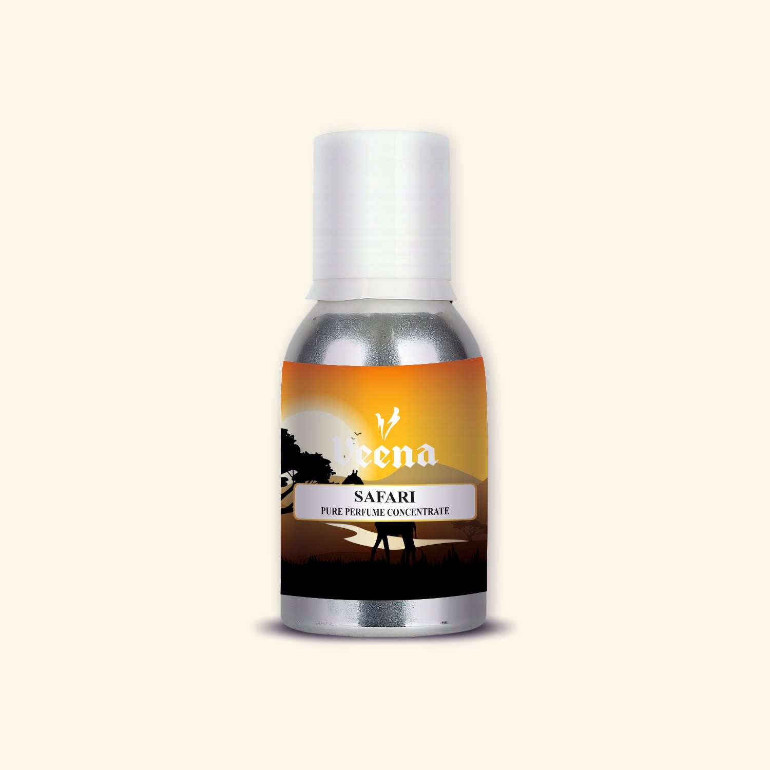 Veena Safari Pure Perfume Concentrate – Premium Adventurous Woody Citrus Fragrance Oil