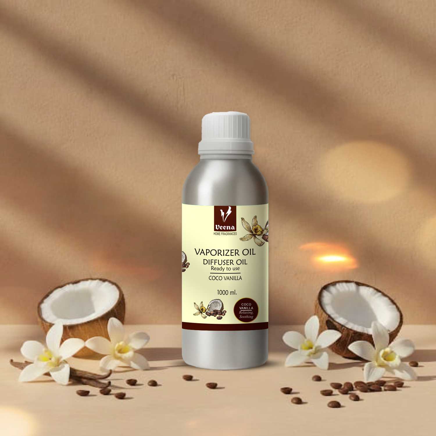 Veena Coco Vanilla Vaporizer & Diffuser Oil – Ready to Use / eco series
