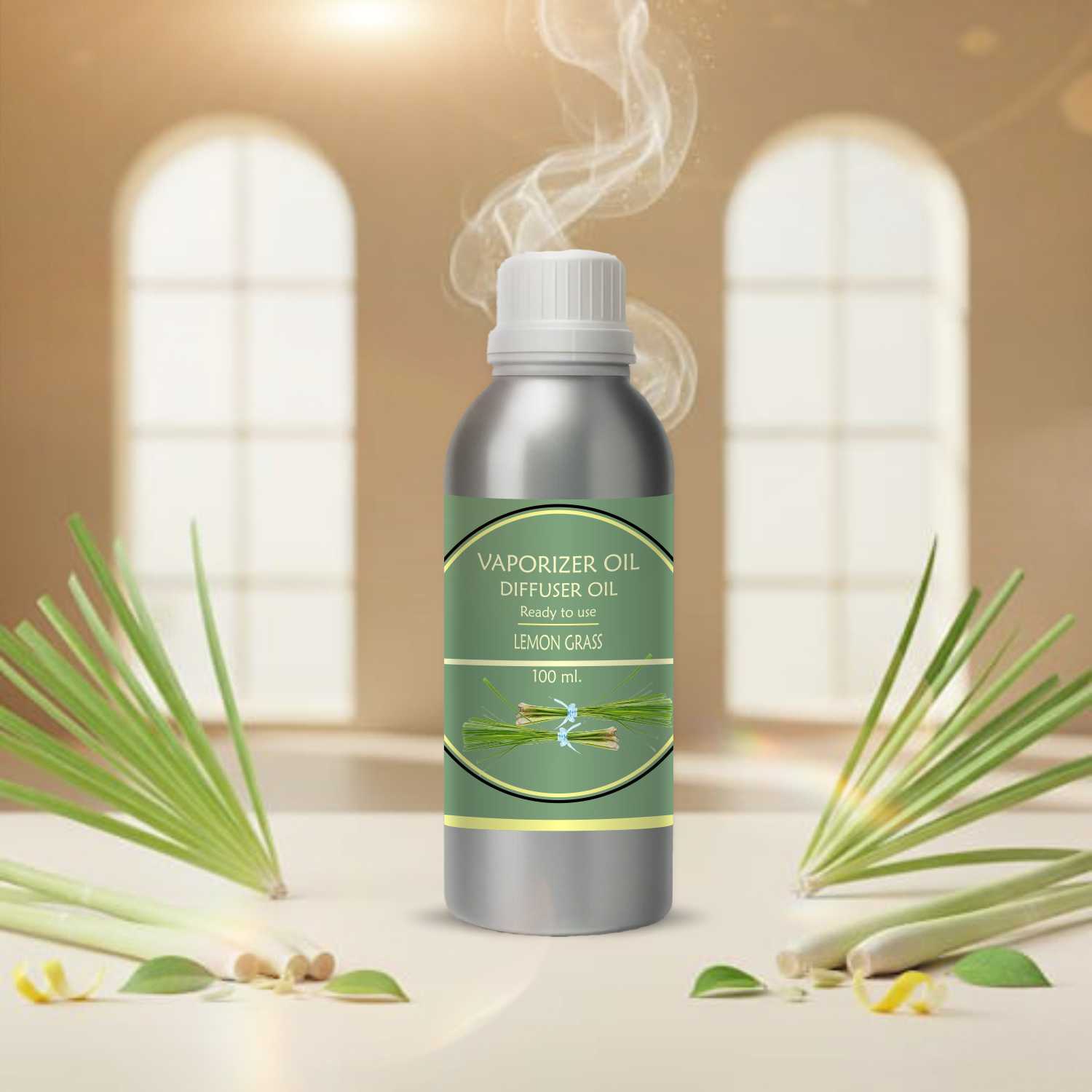 Lemongrass Vaporizer Diffuser Oil – Extra Strong Fragrance