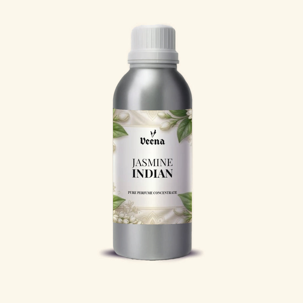 Veena Jasmine Indian Pure Perfume Concentrate – Premium Traditional Mogra Fragrance Oil