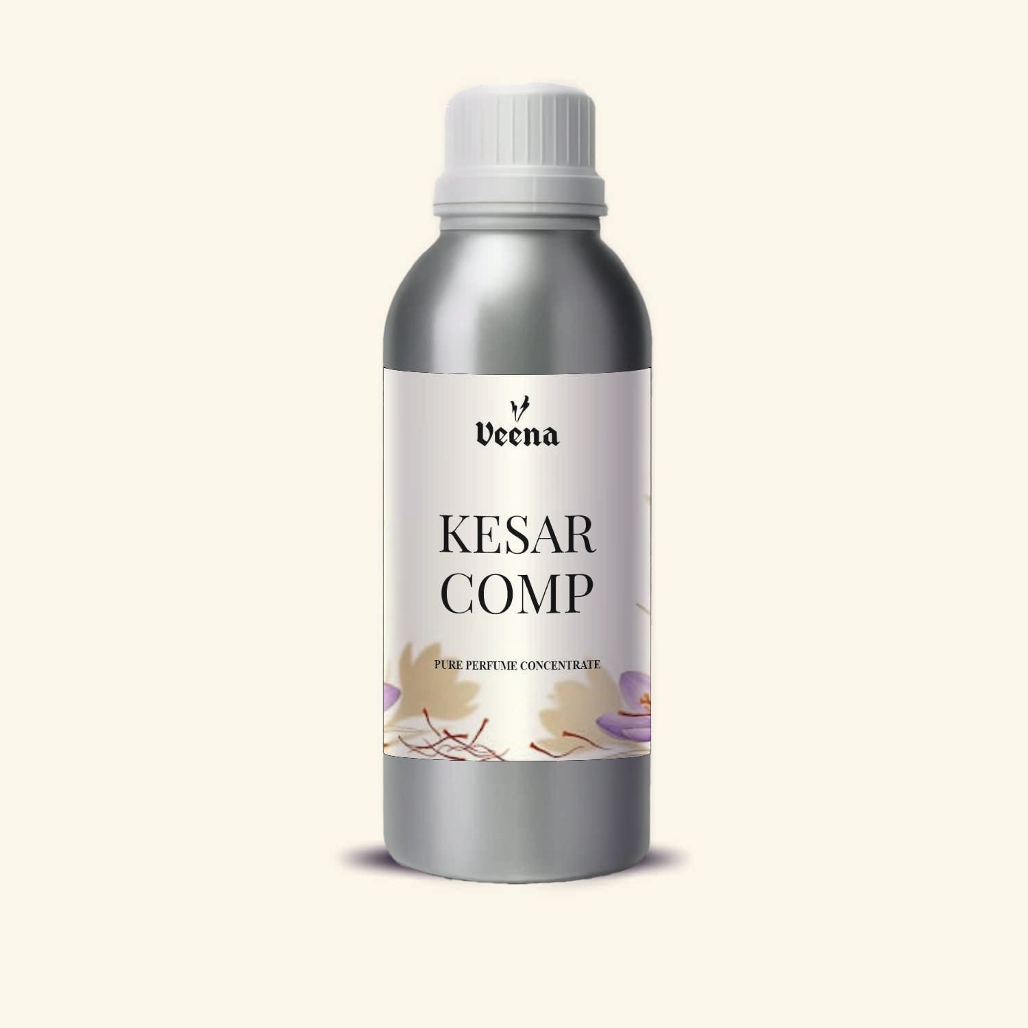 Veena Kesar Comp Pure Perfume Concentrate – Premium Saffron Fragrance Oil