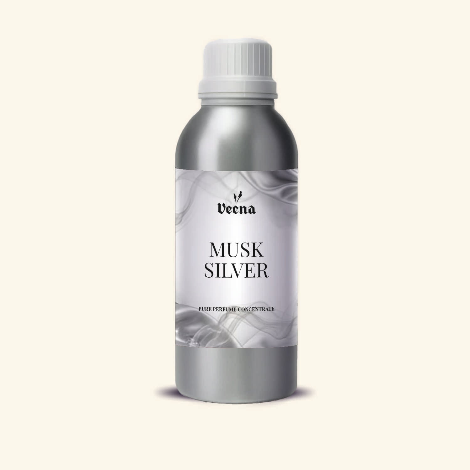 Veena Musk Silver Pure Perfume Concentrate – Premium Clean & Sophisticated Fragrance Oil