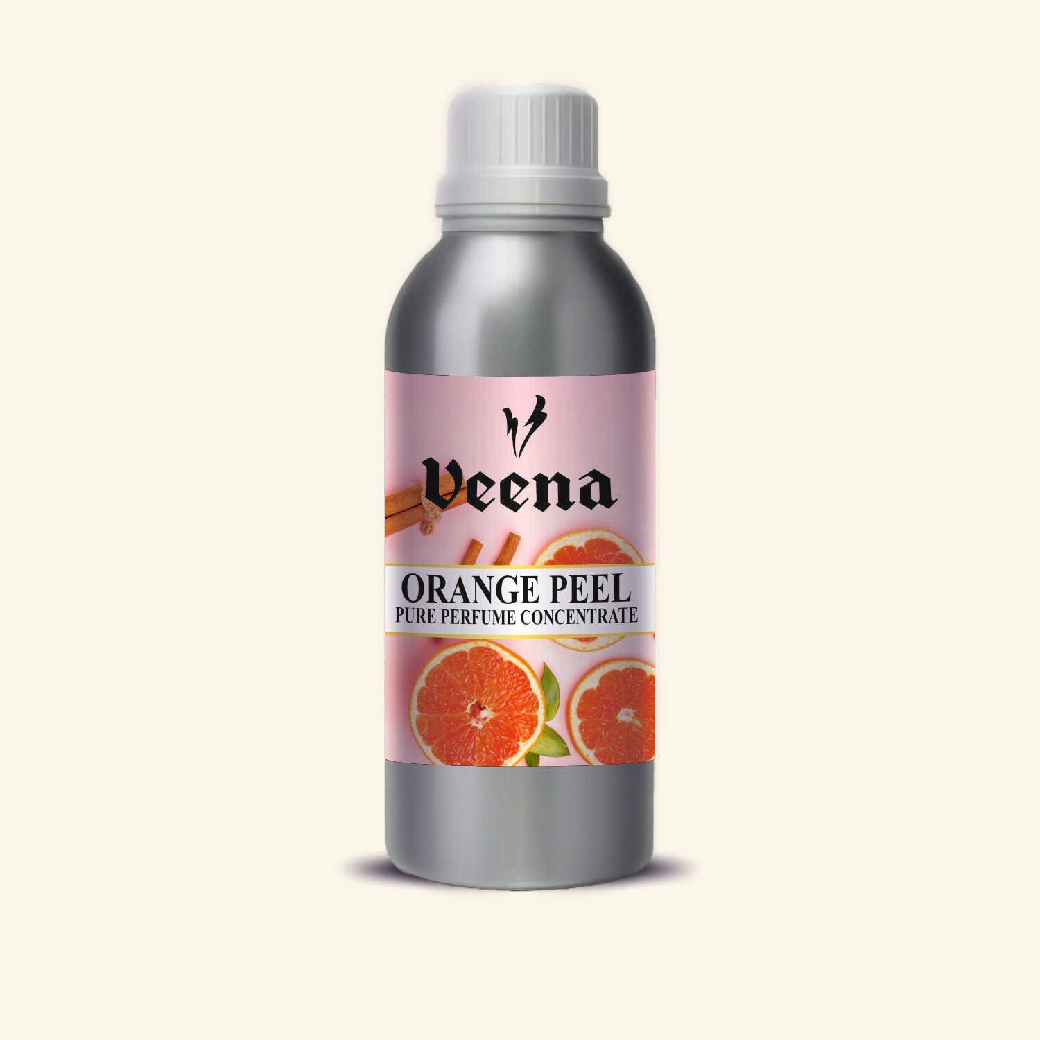 Veena Orange Peel Pure Perfume Concentrate – Premium Zesty Citrus Fragrance Oil