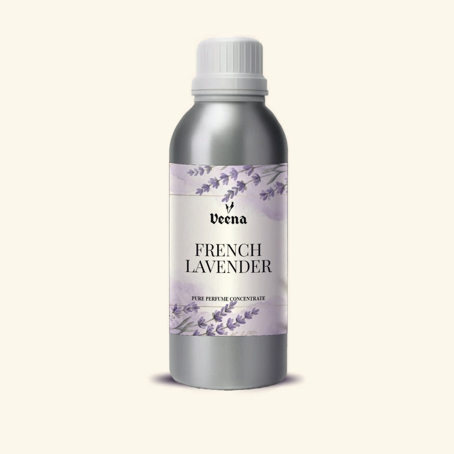Veena French Lavender Pure Perfume Concentrate – Premium Calming Floral Fragrance Oil
