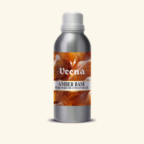Veena Amber Base Pure Perfume Concentrate – Premium Long-Lasting Fragrance Oil