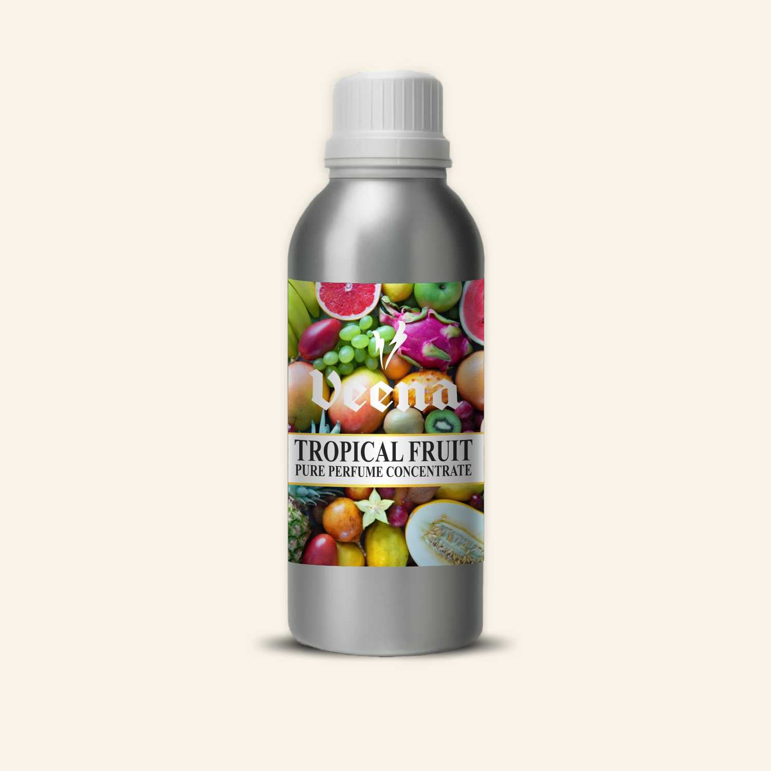 Veena Tropical Fruit Pure Perfume Concentrate – Premium Undiluted Exotic Multi-Fruit Scent Base for Fine Fragrance, High-Projection Diffusers, and Summer Cosmetics