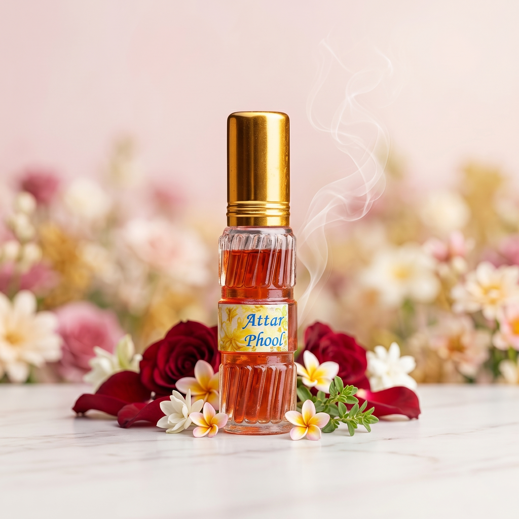Veena Darbar Premium Perfume (Attar Phool) | Long Lasting Pure Perfume Concentrate Spray for Men & Women | Authentic Traditional Indian Multi-Floral Fragrance | Established 1919