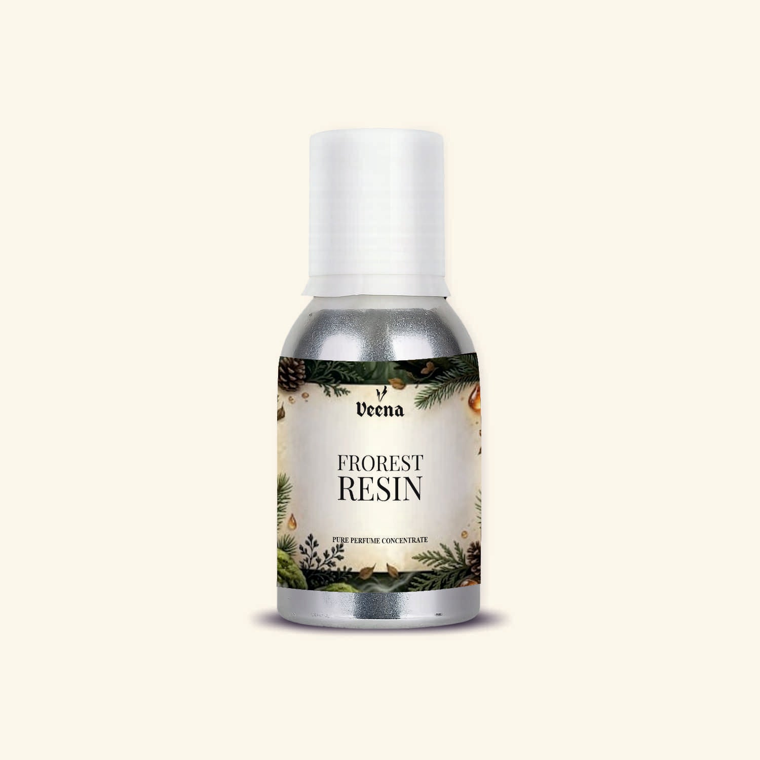 Veena Frorest Resin Pure Perfume Concentrate – Premium Woody Earthen Fragrance Oil