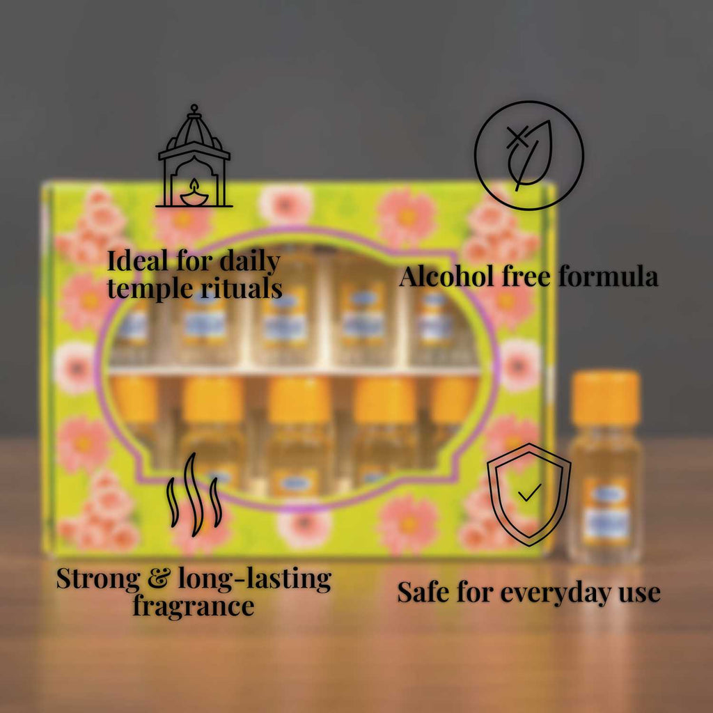Veena Scent of Flowers (Pack of 10 Bottles)