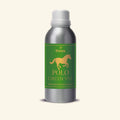Veena Polo Green Vst Pure Perfume Concentrate silver aluminum bottle with green and gold horse label premium fragrance oil