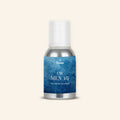 Veena CW Men VG Pure Perfume Concentrate in a Premium Silver Aluminum Bottle with an Elegant Textured Ocean Blue Water Wave Pattern Label