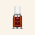 Veena Oud Kalemat TYP Pure Perfume Concentrate in a Premium Silver Aluminum Bottle with an Elegant Deep Maroon and Textured Amber Patterned Label
