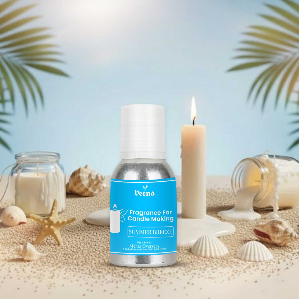 Summer Breeze Fragrance Oil for Candle Making – Fresh Floral & Citrus Notes