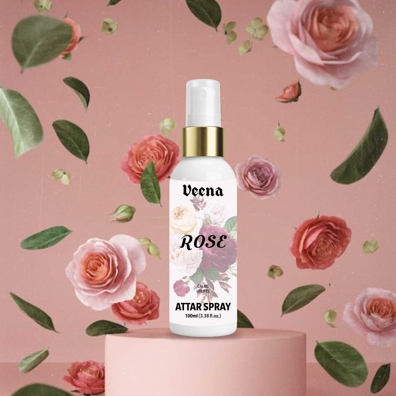 Veena Rose – Romantic Floral Attar Spray (100ml)