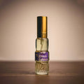 Veena Darbar French Lavender premium perfume concentrate ribbed glass bottle with golden cap