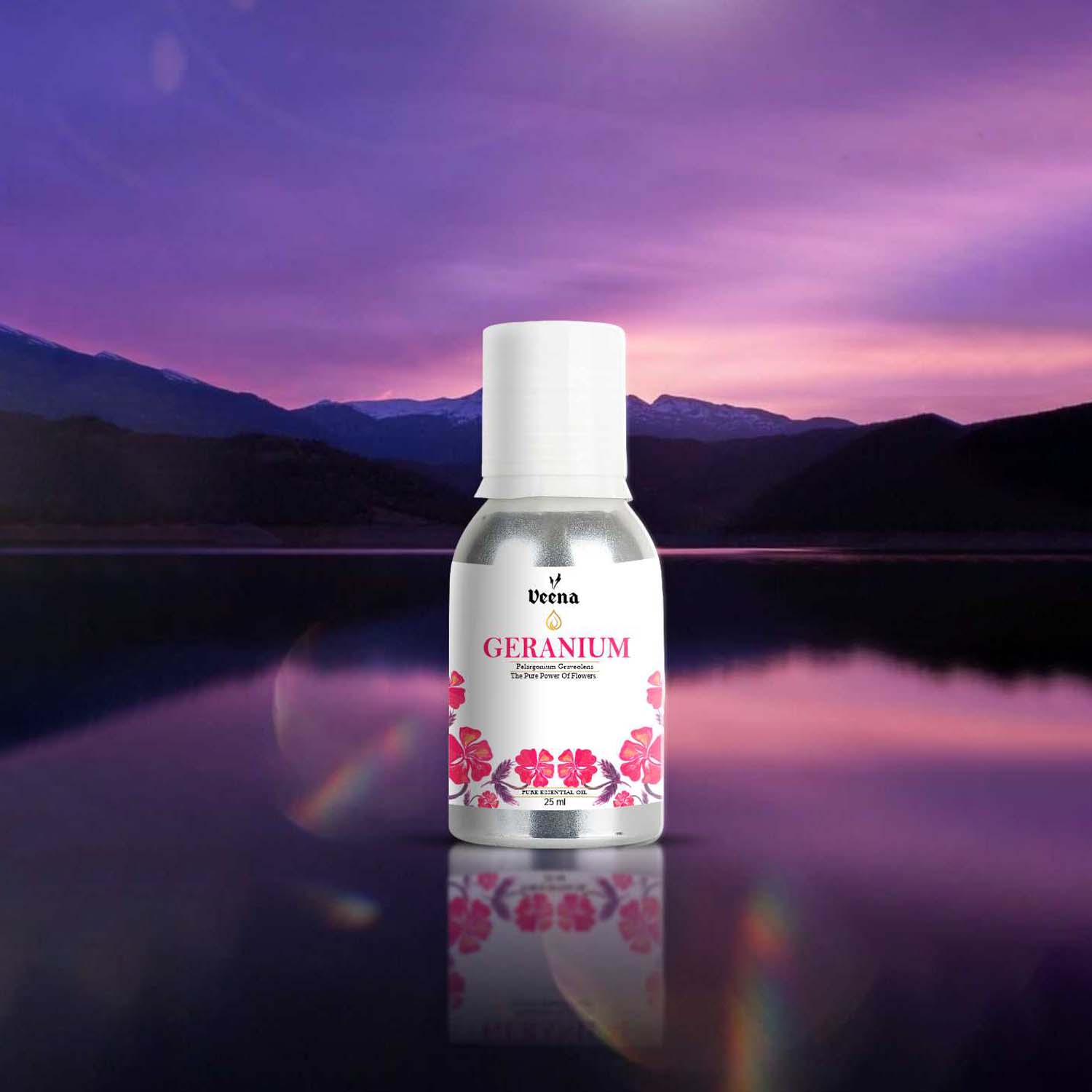 Veena Geranium Essential Oil – 25 ml