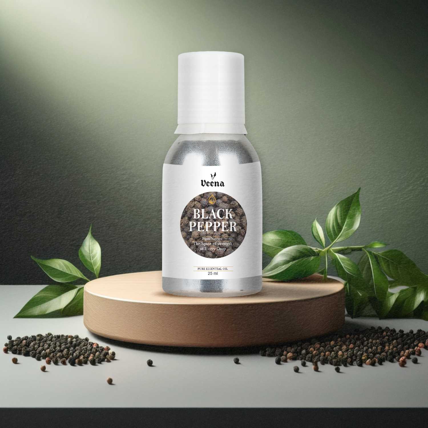 Veena Black Pepper Essential Oil – 25 ml