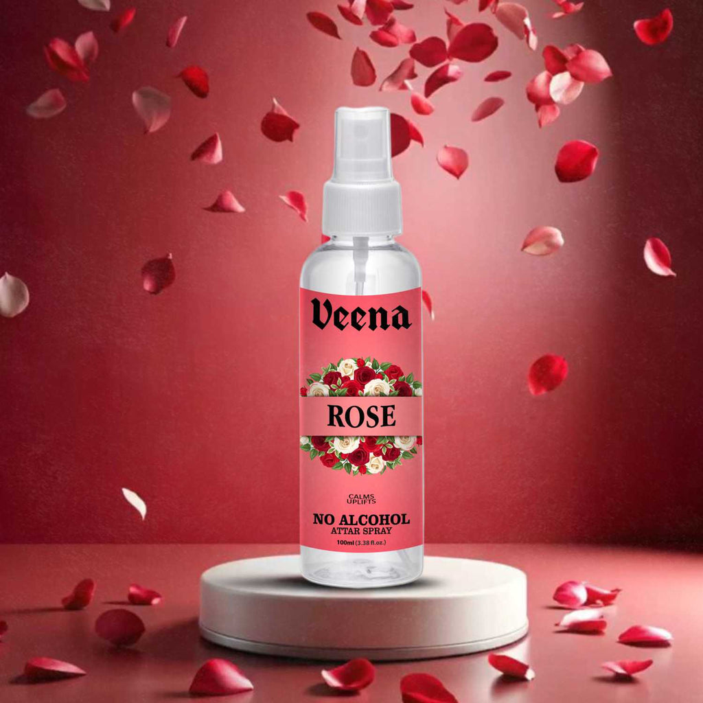 Veena Rose – No Alcohol Air Freshener Spray (100ml)
