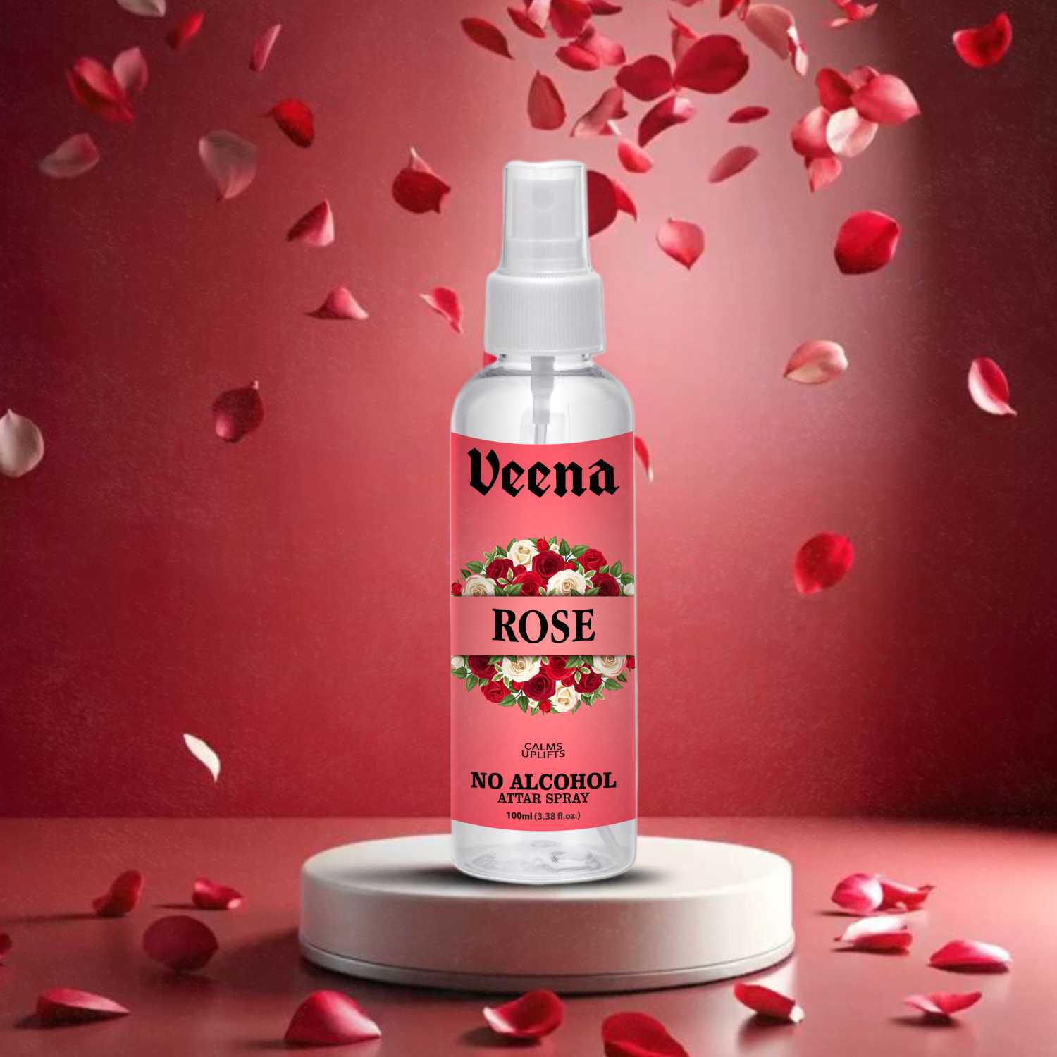 Veena Rose – No Alcohol Air Freshener Spray (100ml)