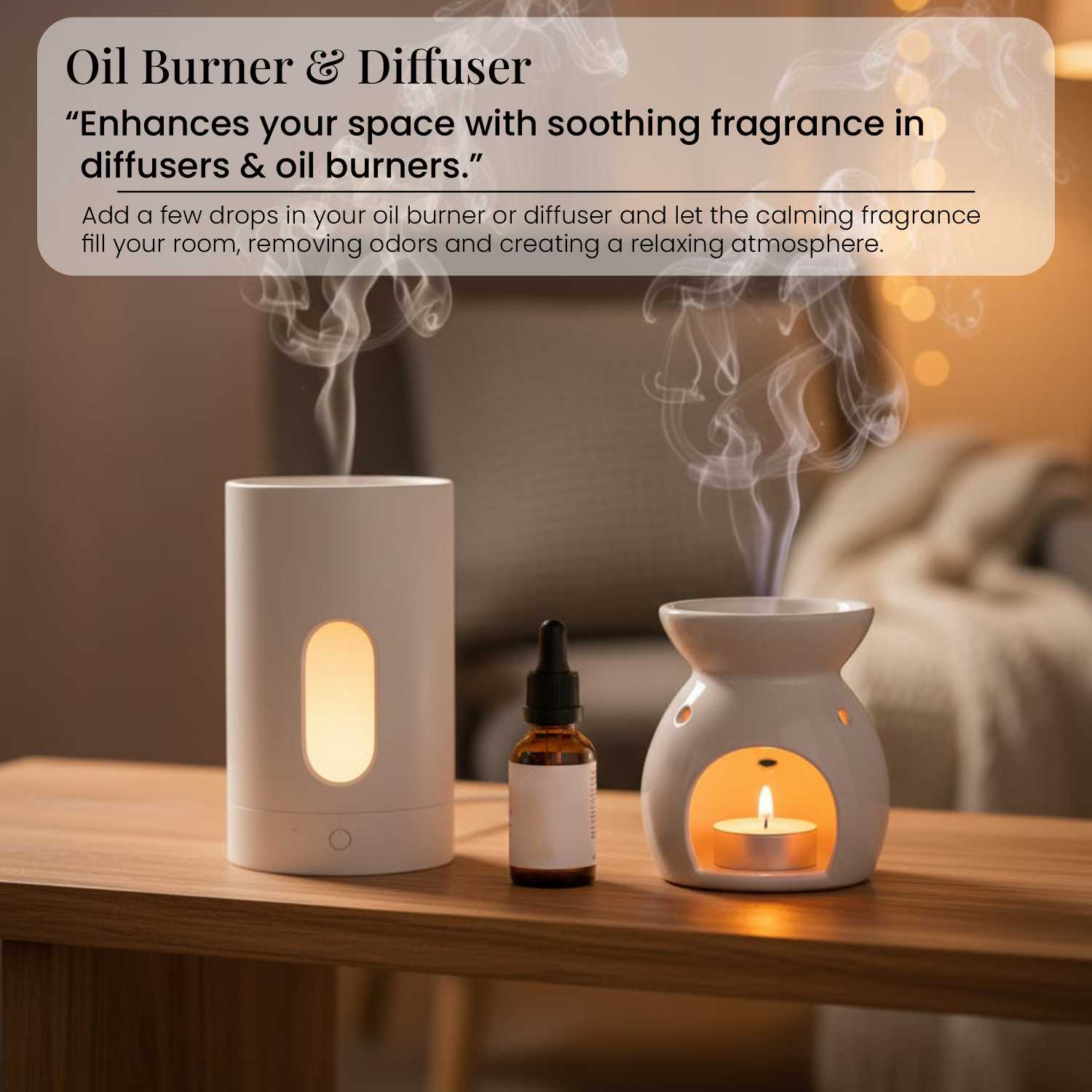 Camphor Vaporizer Diffuser Oil – Extra Strong Fragrance