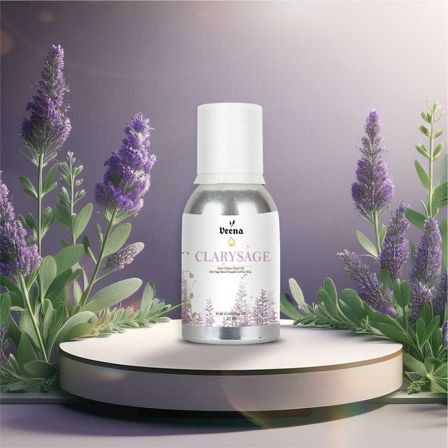 Veena Clary Sage Essential Oil – 25 ml