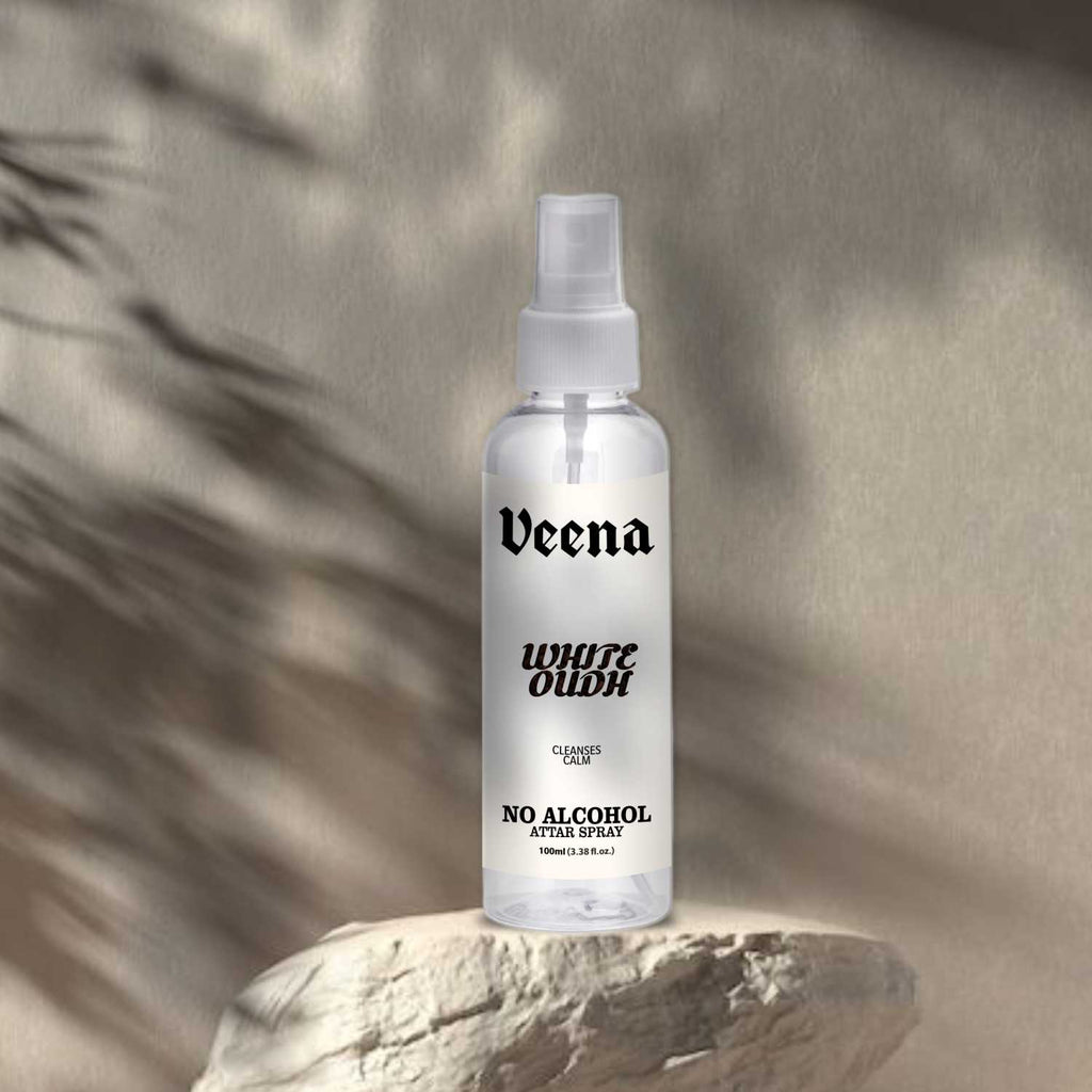 Veena White Oudh – No Alcohol Attar Spray (100ml)