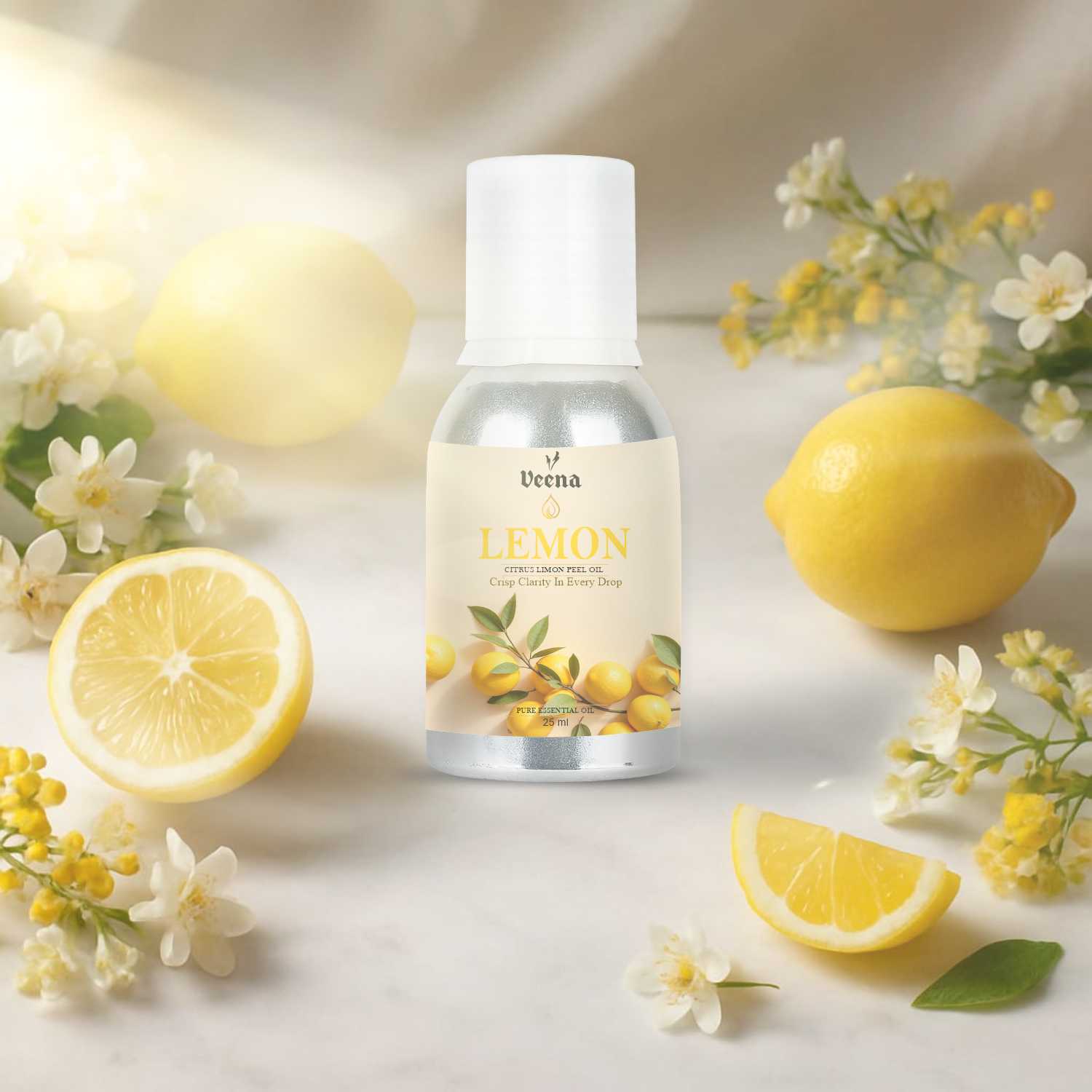 Veena Lemon Essential Oil – 25 ml