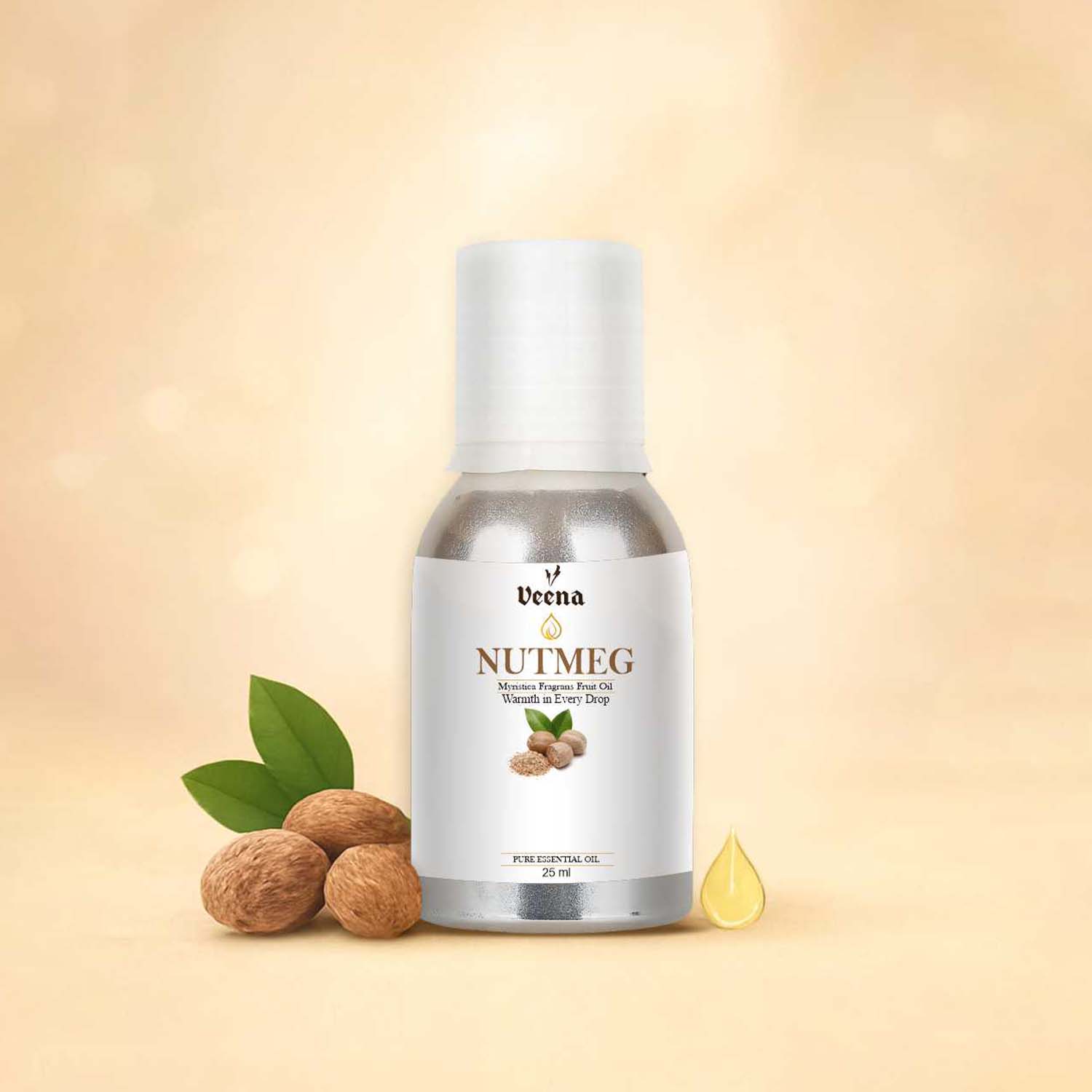 Veena Nutmeg Essential Oil – 25 ml