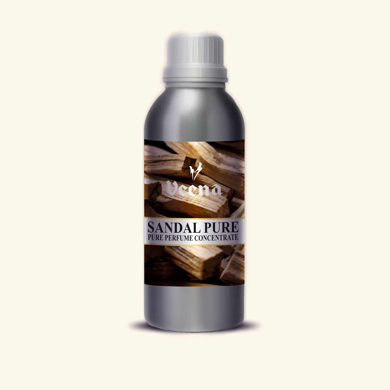 Veena Sandal Pure Pure Perfume Concentrate – Premium Rich Sandalwood Fragrance Oil
