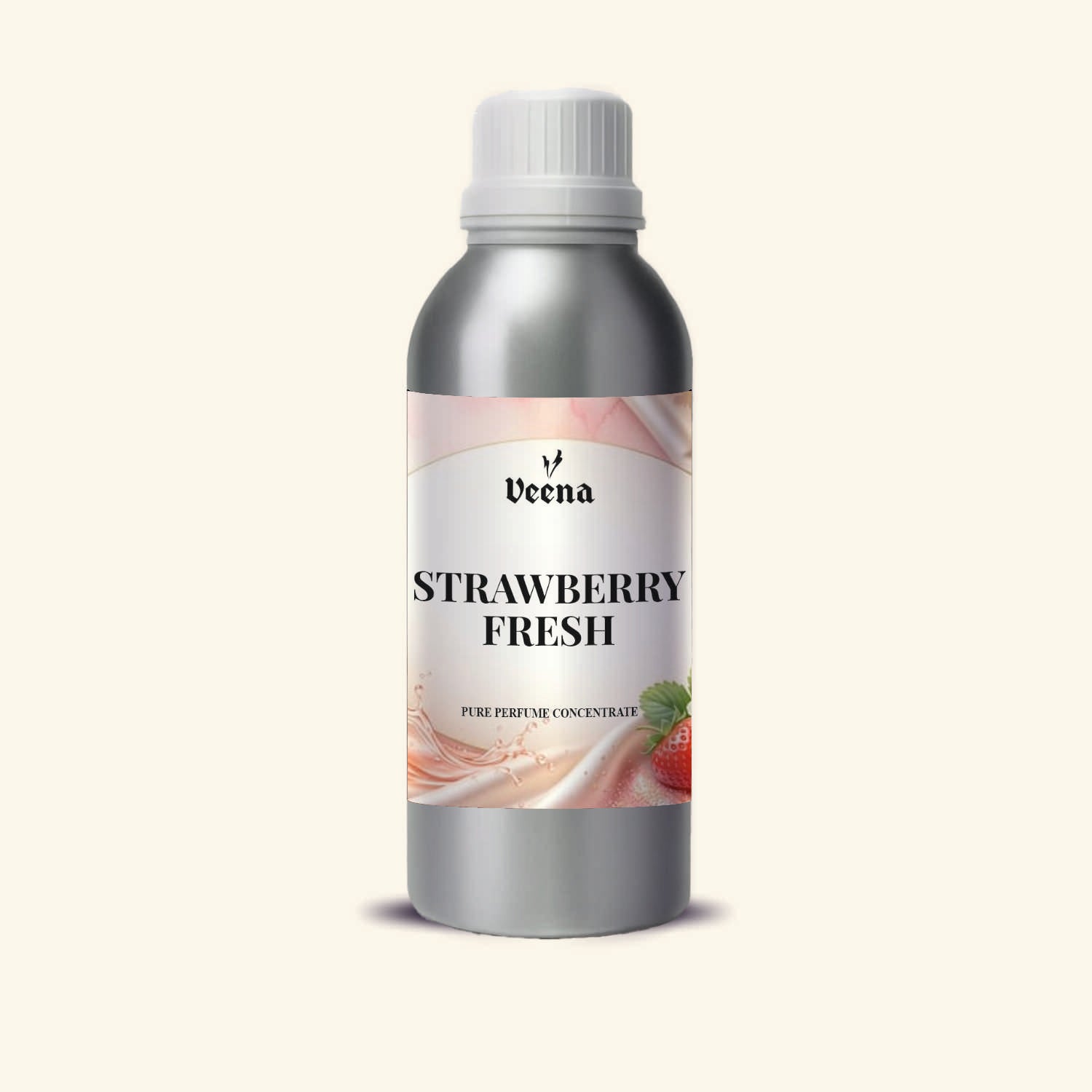 Veena Strawberry Fresh Pure Perfume Concentrate – Premium Juicy Crisp Berry Fragrance Oil