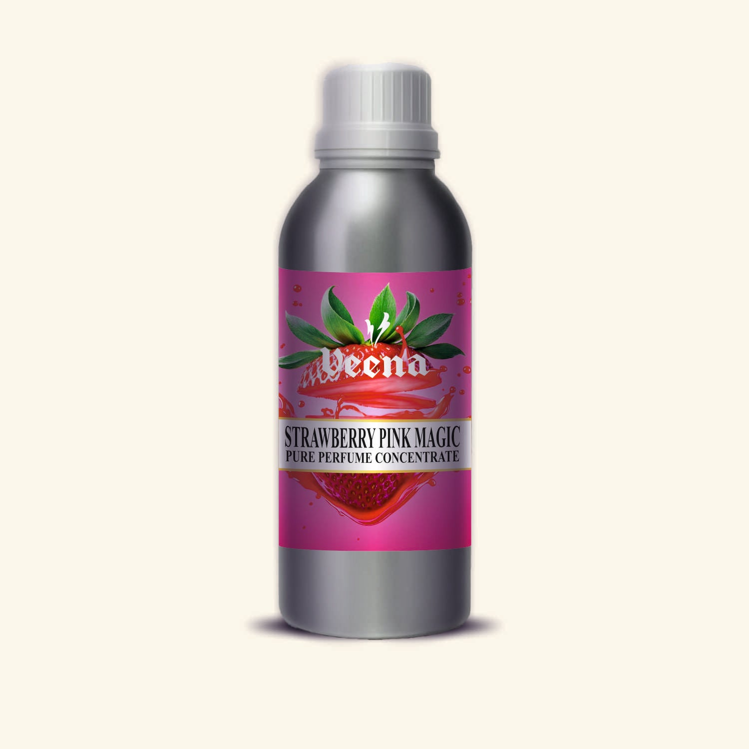 Veena Strawberry Pink Magic Pure Perfume Concentrate – Premium Sweet Enchanting Berry Fragrance Oil