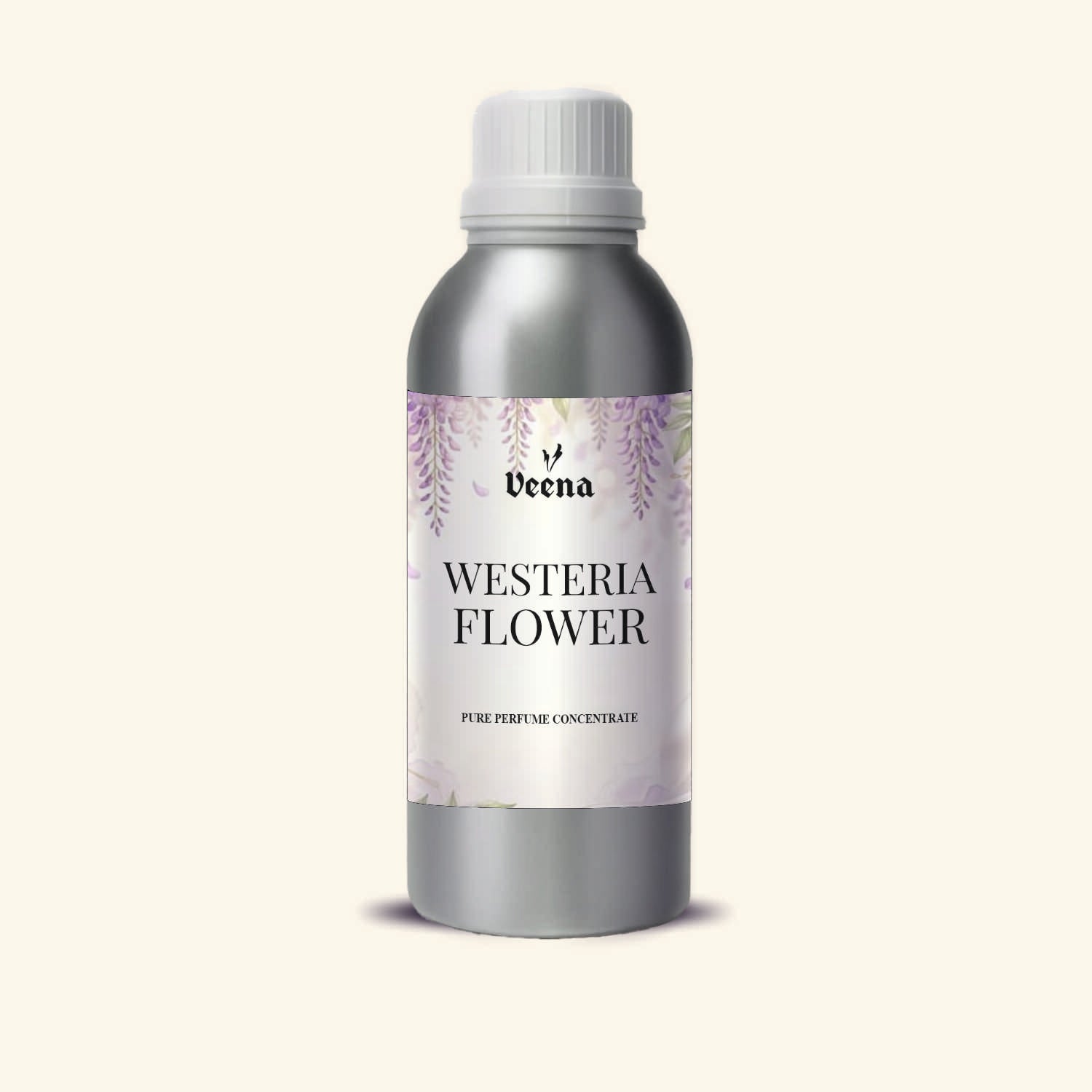 Veena Westeria Flower Pure Perfume Concentrate – Premium Sweet Cascading Purple Floral Fragrance Oil
