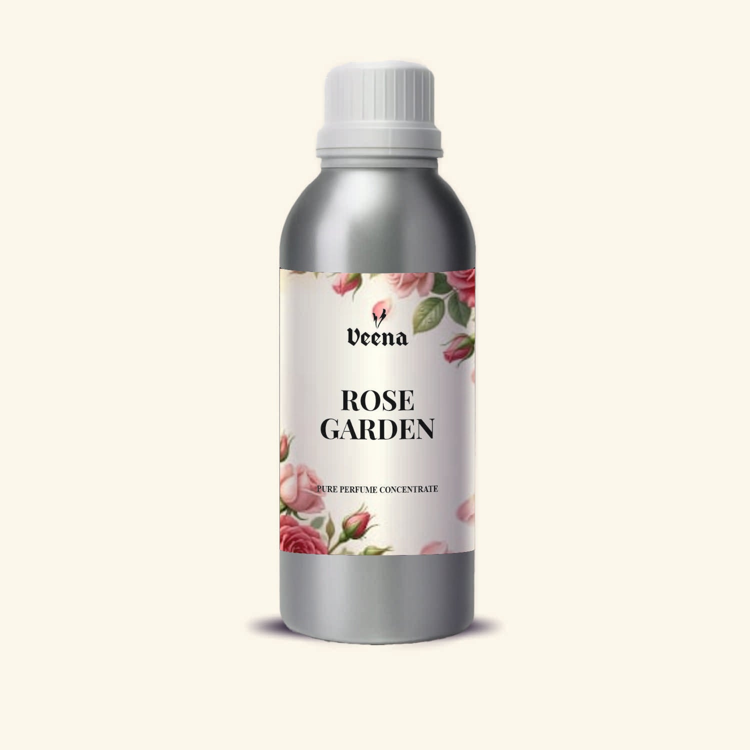 Veena Rose Garden Pure Perfume Concentrate – Premium Fresh Botanical Rose Fragrance Oil