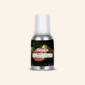 Veena Pink Guava Pure Perfume Concentrate bottle with deep dark background featuring a cut open ripe pink guava fruit illustration label.