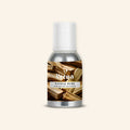Veena Sandal Pure Perfume Concentrate silver bottle featuring premium raw sandalwood timber chips illustration label.