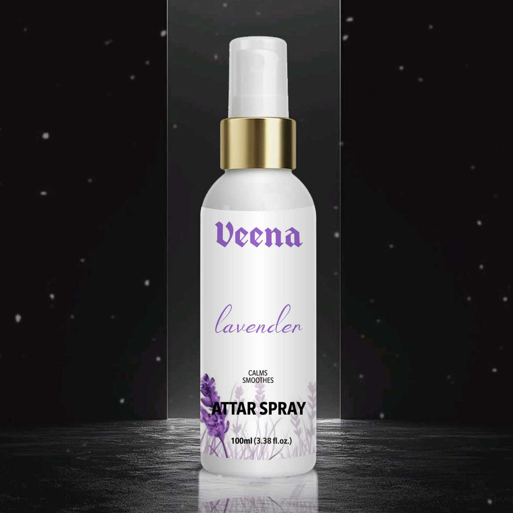 Veena Lavender – Relaxing Floral Attar Spray (100ml)