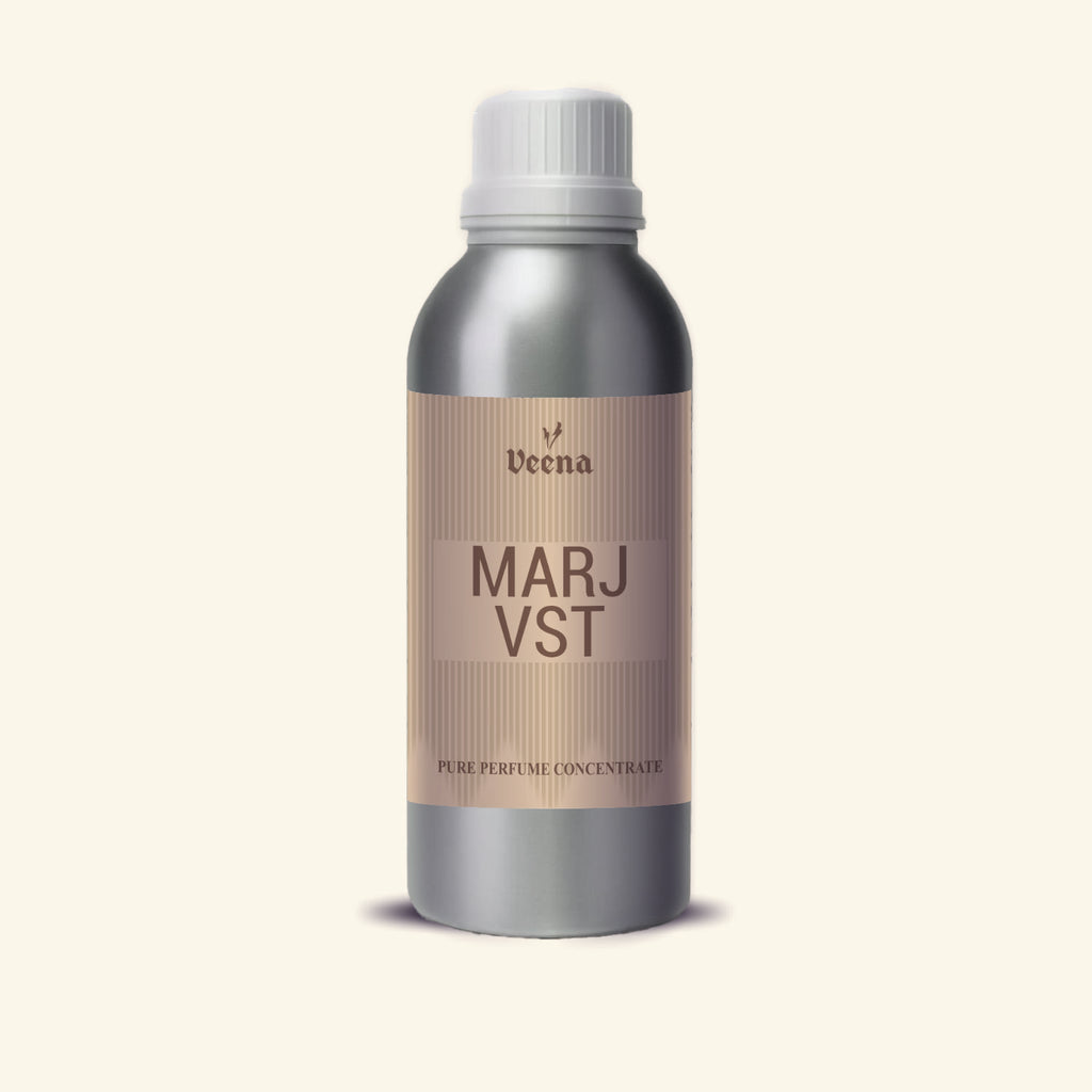 Veena Marj Vst Pure Perfume Concentrate bronze label silver aluminum bottle premium fragrance oil