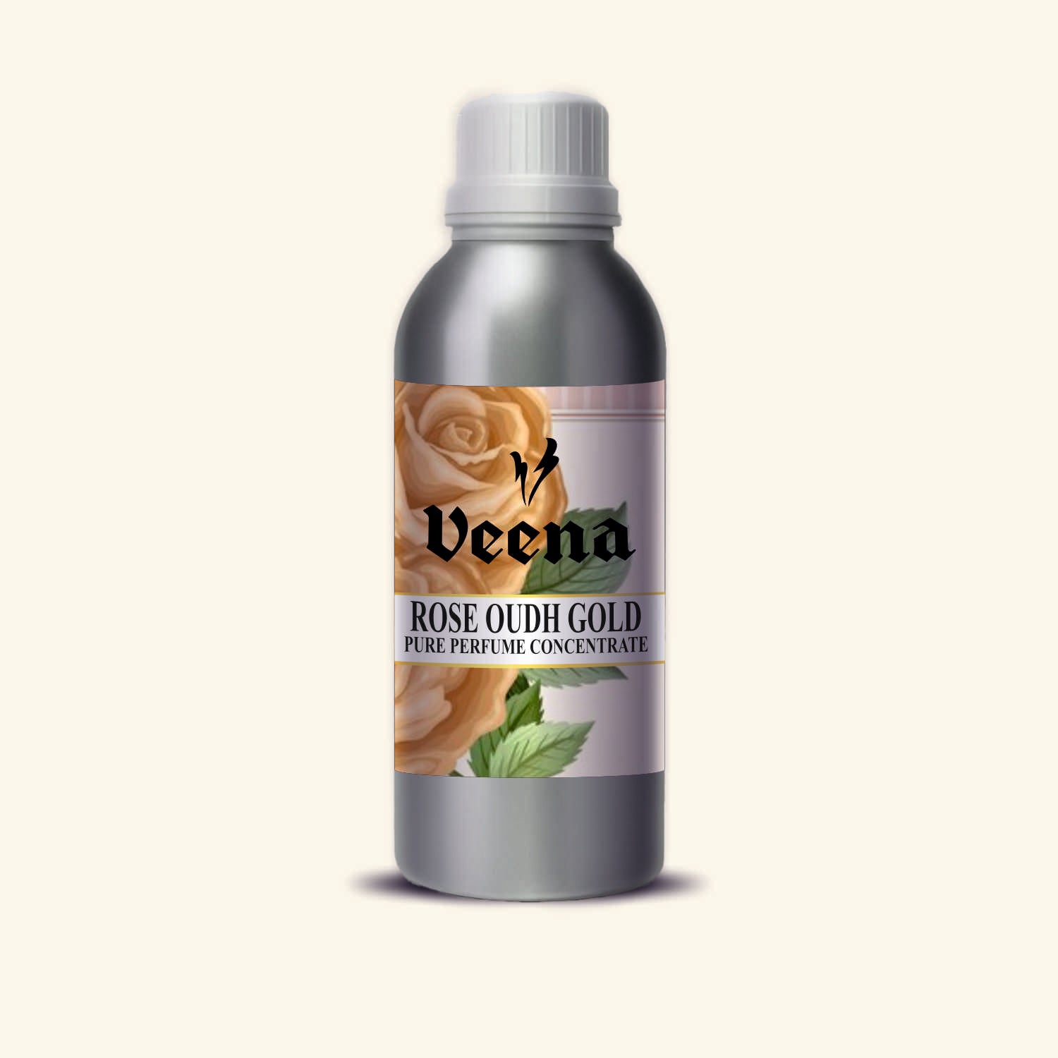 Veena Rose Oudh Gold Pure Perfume Concentrate – Premium Luxury Oud & Floral Fragrance Oil