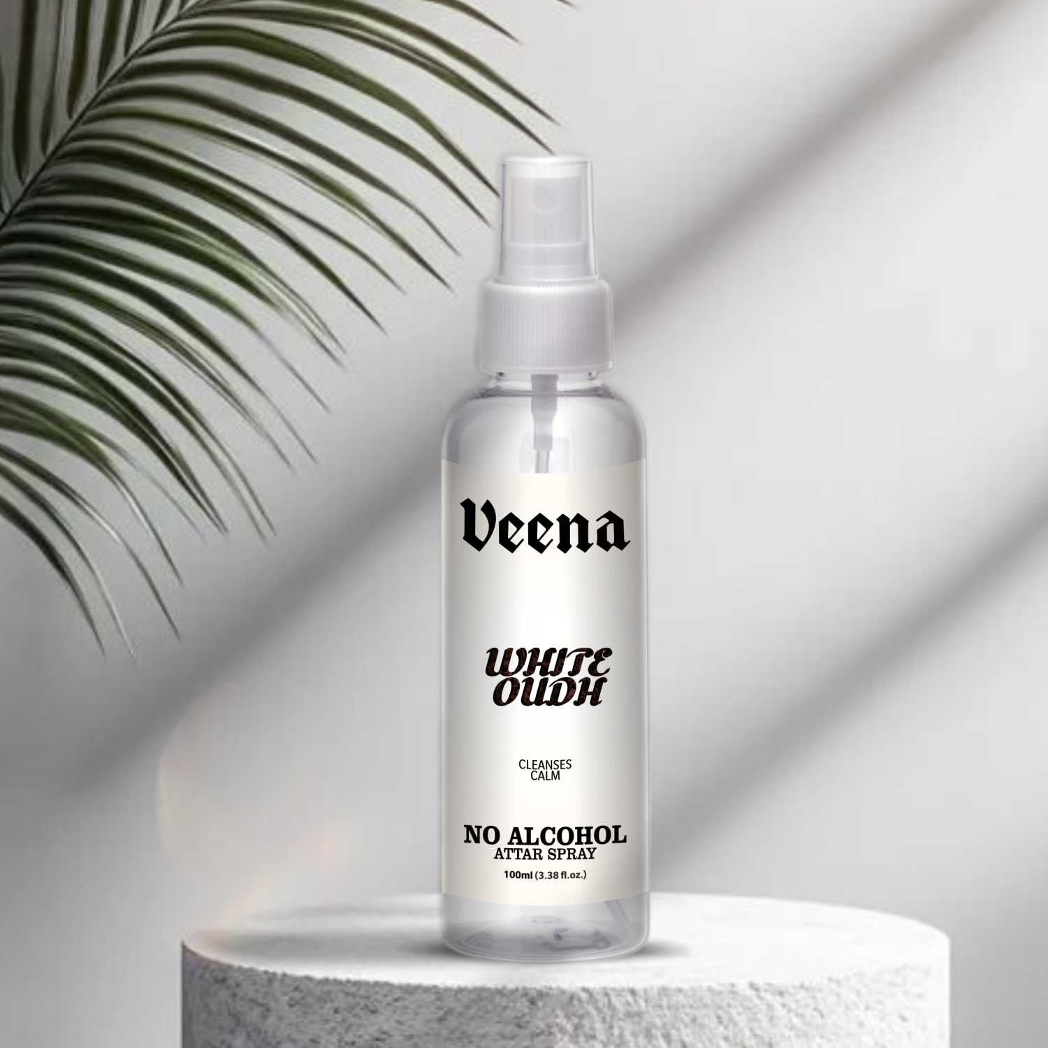 Veena White Oudh – No Alcohol Attar Spray (100ml)
