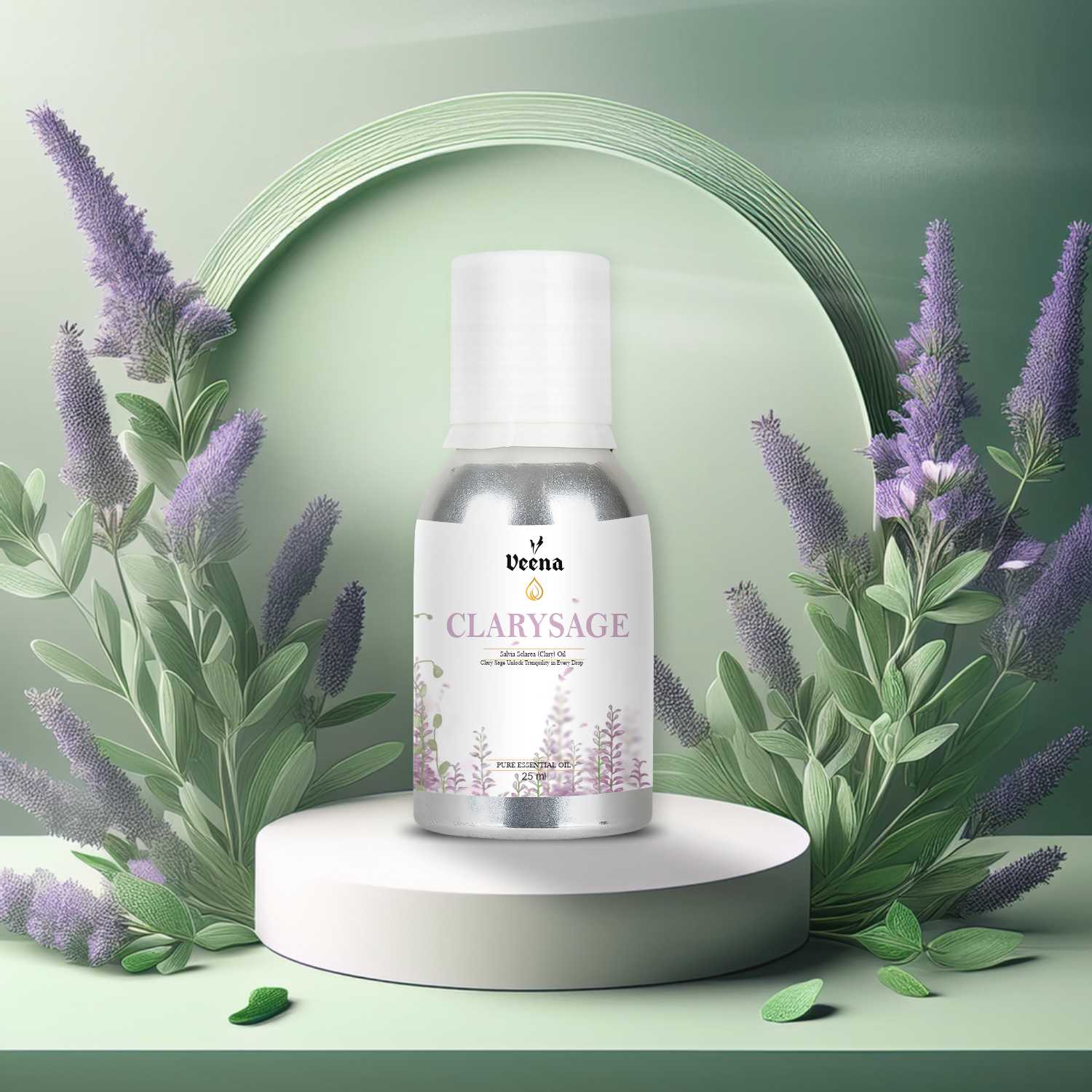 Veena Clary Sage Essential Oil – 25 ml