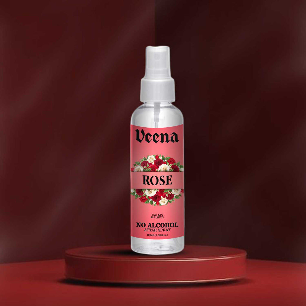 Veena Rose – No Alcohol Air Freshener Spray (100ml)