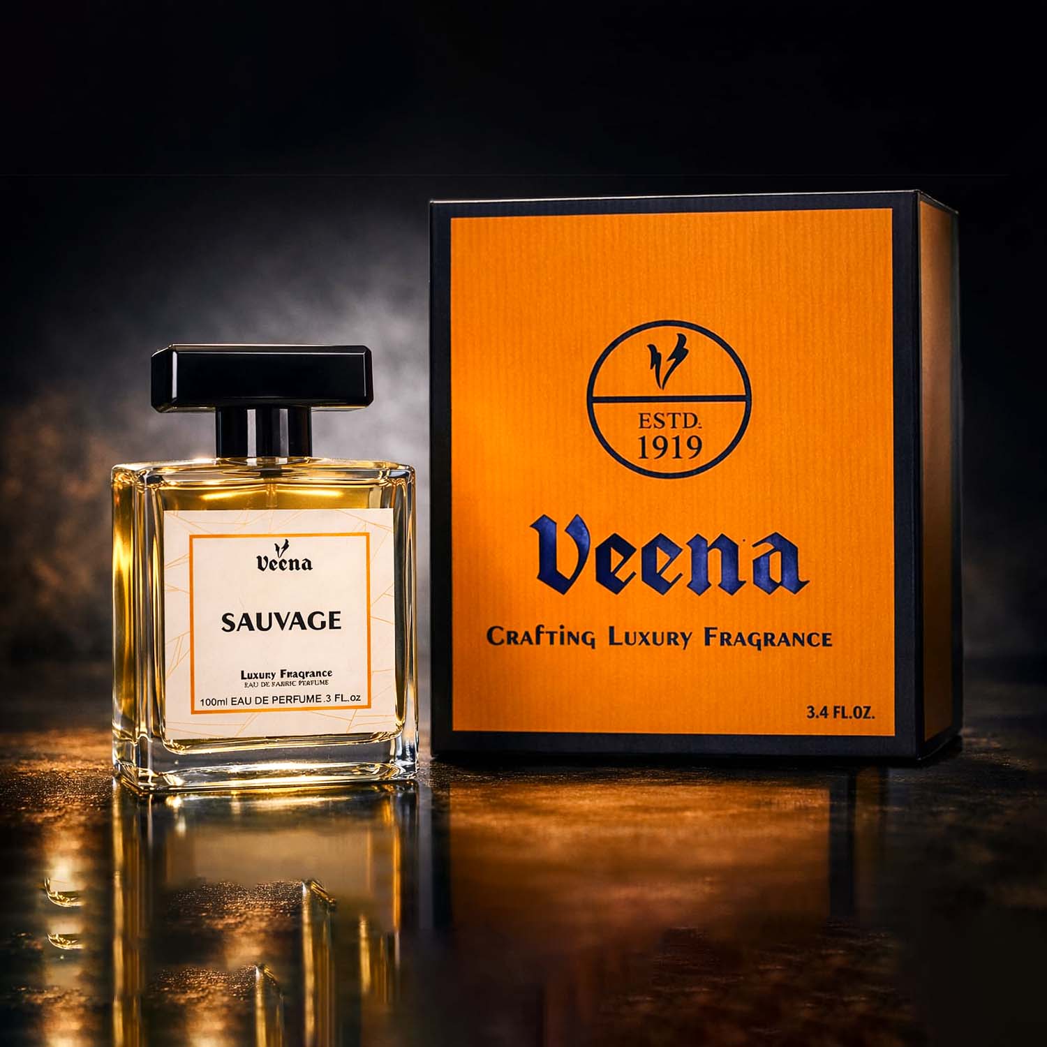 Veena Sauvage Eau de Parfum – Bold & Magnetic Fragrance (100ml)