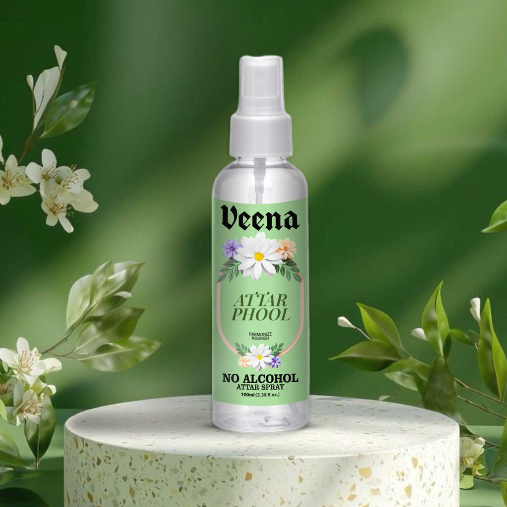 Veena Attar Phool – No Alcohol Attar Spray (100ml)