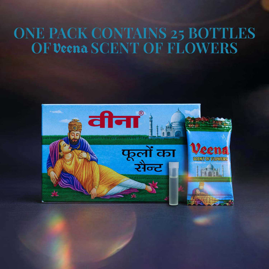 Veena Scent of Flower (Tin Pack (6 Boxes × 25 Sticks)