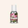Veena Sweet Pe Pure Perfume Concentrate aluminum bottle with a vibrant pink and purple sweet pea floral illustration label design.